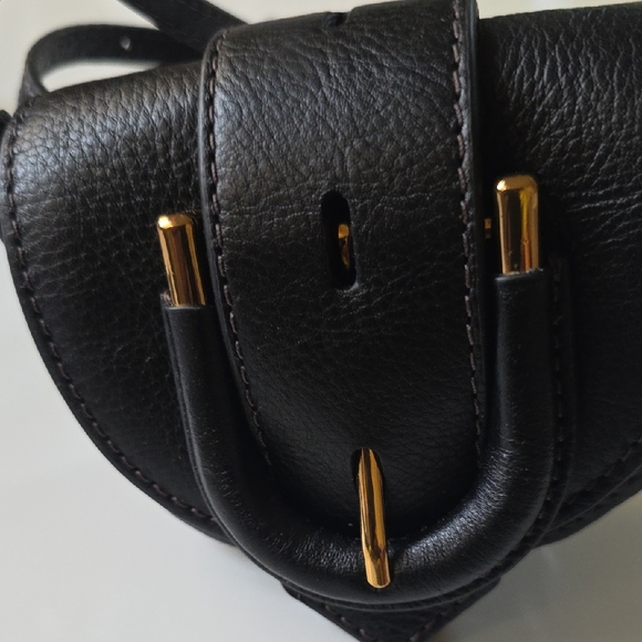 Fossil Elegant Black‎ Leather Women's MINI Bag. - Picture 5 of 15